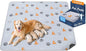 Washable Pee Pads for Dogs, 1 Pack Absorbent Reusable Training Dog Pads Pet Puppy Pads, Non-Slip Potty Pads for Whelping, Playpen, Crate, Bed, Orange, 72"x72"