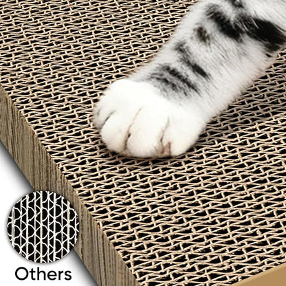 AGYM Cat Scratchers 6 Packs Refill Cat Scratching Pad Cardboard for Indoor Cats and Kitten, All Breeds Cat Scratch Pad Board Easy for Cats to Scratch