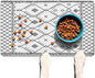Absorbent Pet Dog Bowl Mat for Food and Water, Pet Cat Food Feeding Mat with Non Slip Rubber Backing, Dog Food Mats for Floors Waterproof, 16"x24"