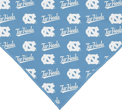 UNC Tar Heels Officially Licensed Bandana for Dogs and Cats | Fits Pets Great Gift Idea | Easy-to-Tie (Small, 13")