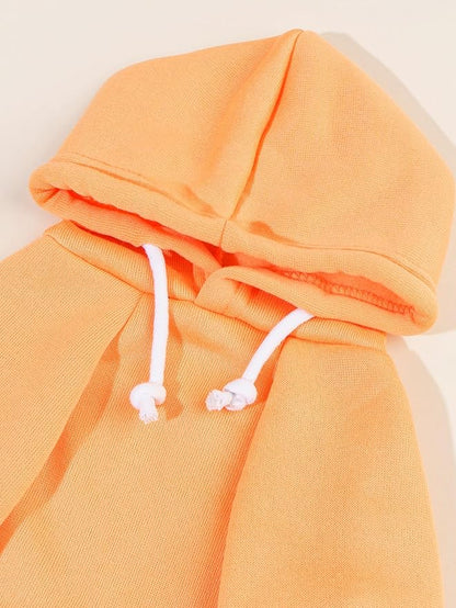 QWINEE Basic Dog Hoodie Sweatshirt Puppy Sweater Warm Cat Costumes Pet Clothes for Chihuahua Puppy Kitten Small Medium Dogs Orange Medium