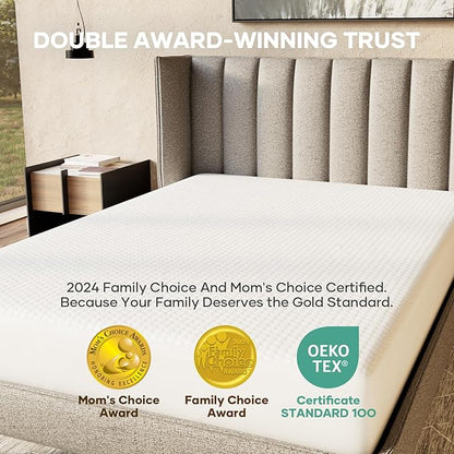 OhGeni 100% Waterproof Mattress Protector,King Size Mattress Soft Pad,Pet Hair & Bedwetting Resistant,Cooling Breathable Fitted Sheets,Washable Bed Cover,Non-Slip Deep Pocket,Noiseless for Bedroom