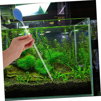 ibasenice Aquarium Excreta Cleaner Coral Feeding Tool and Water Changer Fish Tank Cleaner Durable for Easy Waste Removal and Precise Feeding