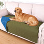 hyha Waterproof Dog Bed Blanket, Soft Pet Blankets, Waterproof Couch Cover for Dogs, Reversible Sofa Covers Washable for Furniture (40x70 Inch, Green/Navy Blue)