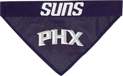 Pets First NBA Dog Bandana -Pheonix Suns Reversible Bandana. 2 Sided Home & Away Sports Bandana with a Premium Embroidery Team Logo, Large/X-Large