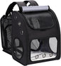 Cat Carrier Backpack, Expandable Pet Carrier Backpack for Cats, Dogs and Small Animals, Portable Pet Travel Backpack, Airline Approved, Ideal for Traveling/Hiking/Camping, Black, XL