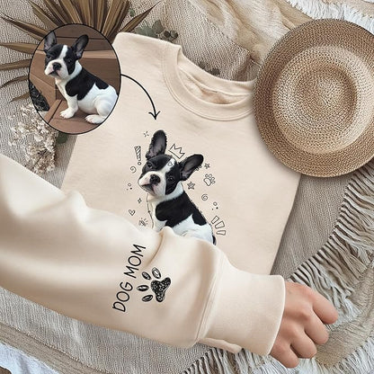 CHIARA CONTI11 Custom Dog Hoodie, Custom Pet Gifts, Custom Dog Shirt, Custom Dog Sweatshirt, Valentine's Day Gift
