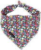 ARING PET Floral Dog Bandana, Spring Summer Colorful Flower Girl Pet Bandana Scarf Triangle Bibs for Puppy Small Medium Large Dogs-S