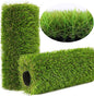 Artificial Grass Rug Outdoor Indoor 10FTX60FT Fake Grass Carpet Green Synthetic Grass Pet Turf Realistic Faux Grass Rug with Drain Holes for Garden Lawn Landscape Balcony Home Decor Patio