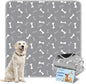 Washable Pee Pads for Dogs Large 54" x 54" 2-Pack Reusable Puppy Pads Pet Training Pads, Fast Absorb Dog Mats, Waterproof Whelping Pad, Non-Slip Protects Against Urine Leakage