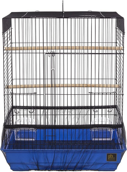 Prevue Pet Products 821B Mesh Bird Seed Catcher, Black, Medium/8"