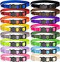 16 PCS Puppy Collars for Small Puppies, Safety Buckle Puppy Collars for Litter Nylon Adjustable Whelping Collar Pet Supplies,Stuff,Accessories(M)