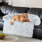 Luxurious Dog Couch Bed Protector for Dogs Memory Foam, Removable Fluffy Plush Pet Couch Cover for Dogs Washable, Calming Dog Sofa Beds, Waterproof Couch Protector, Pet Beds Mats for Couch(XL)