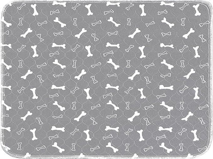 Washable Pee Pads for Dogs,2 Pack 48"x60" Reusable Puppy Training Pads, Ultra-Absorbent and Leak-Proof Whelping Pads , Extra Large Potty Playpen Mat for Incontinence, Housebreak, Crate