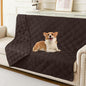 hyha Waterproof Dog Blanket, Reversible Pet Bed Blanket, Soft Sofa Couch Cover for Dogs Washable, Waterproof Pet Couch Covers for Sofa Puppy Cats Furniture Protector(52"x82", Chocolate/Chocolate)