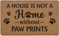 Funny Dog Door Mats, Dog Lovers Mom Dad Gifts Door Mat for Home Outside Entryway, Funny Welcome, Artificial Coir Doormat Rugs for Patio Kitchen Decor, 17x30 Inch