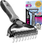 Pat Your Pet Deshedding Dog Brush For Shedding – Cat Brushes For Indoor Cats, Double-Sided Cat Brush Deshedding & Grooming Tool For Long Haired And Short Haired Dogs, Skin-Friendly