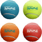 Outward Hound Squeaker Ballz – Squeaky Tennis Balls for Dogs Under 50 lbs, Interactive Dog Toy for Fetch & Training, Medium (2.5"), 4‑Pack