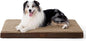 Bedsure XL Dog Bed for Crate - Large Comfy Flat Pet Beds with Removable Washable Cover, Orthopedic Egg Crate Foam Crate Mat, Suitable for Pet Up to 90 lbs