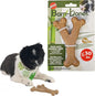 SPOT Bam-Bones Wishbone - Made with Strong Bamboo Fiber, Durable Long Lasting Dog Chew for Light to Moderate Chewers, Great Toy for Adult Dogs & Teething Puppies Under 30lbs, 5.25in, Chicken Flavor