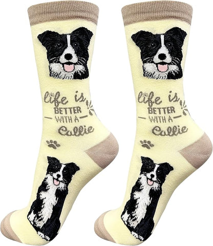 E&S Pets Pet Lover Socks - Dog & Cat Socks - Unisex Novelty Gifts