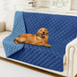Smiry Waterproof Dog Bed Cover Blanket, Soft Reversible Pet Blanket, Washable Leakproof Cats Dogs Couch Cover for Sofa, Couch, Furniture (68x82 Inch, Navy/Blue)