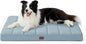 Bedsure Cooling Dog Bed Large Sized Dog - Large Comfy Flat Puppy Beds with Removable Washable Cover, Orthopedic Egg Crate Foam Pet Mat, Suitable for Pet Up to 50 lbs
