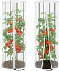 2 Pcs Garden Bird Netting for Round Plant Cage, 59" x 18" Tomato Cage Garden Net Cover with Zipper, Tomato Trellis Insect Bird Barrier Protection Mesh for Vertical Climbing Plants Vegetables Fruits