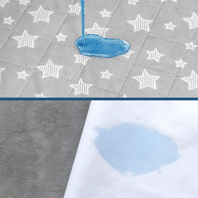 Waterproof Bed Pads Washable, Absorbent Chuck Pads for Incontinence, Washable Pee Pads for Dogs, Waterproof Mattress Protector for Seniors, Bedwetting Kids, Hospitals, Pets, 34"x52" 2 Pack