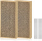 HappyFreeSX Splicing Cat Scratch Pad: Cat Scratchers for Indoor Cats and Kitten, 2 Pack Cat Scratching Pad, Cat Scratcher Cardboard, Cat Scratching Pad, Premium Scratch from Cats, Double-Sided Design