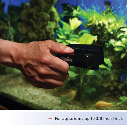 Aqueon Aquarium Algae Scraper, Fish Tank Cleaning Magnets for Glass/Acrylic, Medium