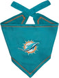 Pets First NFL Miami Dolphins TIE Bandana, Small/Medium. Dog Bandana Scarf Bib for Pet Cat Dog. The Ultimate Game-Day, Party Bandana