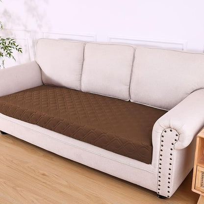 hyha Waterproof Dog Bed Blanket, Soft Pet Blankets, Waterproof Couch Cover for Dogs, Reversible Sofa Covers Washable for Furniture (40x80 Inch, Brown/Beige)