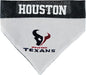NFL DOG BANDANA - HOUSTON TEXANS REVERSIBLE PET BANDANA. 2 Sided Sports Bandana with a PREMIUM Embroidery TEAM LOGO, Large/X-Large. - 2 Sizes & 32 NFL Teams available