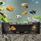 Shrimp Cave Aquarium Tunnel, Aquarium Decor Habitat Decoration, Black Plastic, Modern, Corydora Catfish, Kuhli Loach, Clown Cory Shrimp, Fish, 0.5"D x 2.5"W x 1.5"H