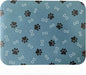 Pet Cat Dog Food Mat Non Slip Mat for Dog Water Bowl Mat Quick Dry Absorbent Cat Feeding Mat, 32 * 17 in, Blue