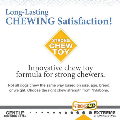 Nylabone Gourmet Style Femur, Wishbone, & Stick Strong Chew Toy for Puppies, Bacon, Chicken & Peanut Butter Flavor, Small - Up to 25 Ibs, 3 Pack