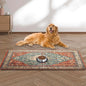 Large Pet Feeding Mat, 39.4"x31.5" Bohemia Absorbent Quick Dry Dog Mat for Food and Water Bowl, Non Skid Cat Bowl Mat, No Stains Quick Dry for Pet Water Dispenser Pet Supplies for Messy Drinkers