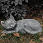 Garden Sleeping Cat Memorial Stone Cat Grave Marker Remembrance Kitten Statues for Garden,Patio,Lawn,Grave Decor Pet Sympathy Gift