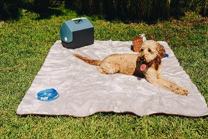 PupProtector Waterproof Throw Blanket for Dogs and Cats, Pet Blanket Cover for Couches, Sofas, Beds, Car Seats, Furniture, Calming Soft Faux Fur, Short Grey, Large (80" L x 62" W)