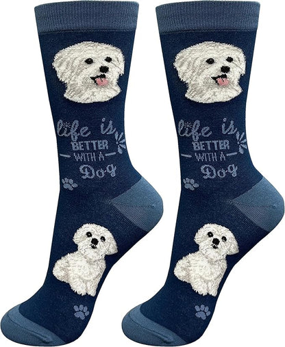 E&S Pets Pet Lover Socks - Dog & Cat Socks - Unisex Novelty Gifts