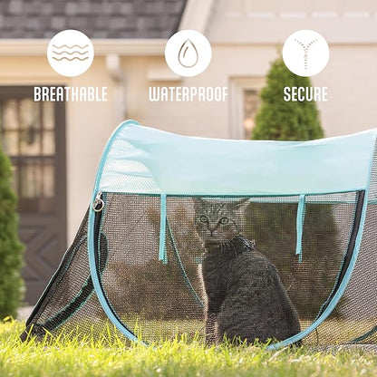 Kitty City Outdoor Catio Furniture and Play Kits for Cats, Play Tent