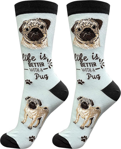 E&S Pets Pet Lover Socks - Dog & Cat Socks - Unisex Novelty Gifts