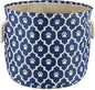 Bone Dry 6192 Pet Storage Collection Lattice Paw Print, Medium Round, Nautical Blue