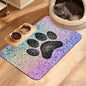 Pet Feeding Mat,Dog Paw Absorbent Dog Cat Food Mat Dog Mat with Rubber Backing,Non-Slip Water Bowl Placemat,Pet Supplies 16" x 24"