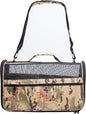 Pawer 18” x 10” x 10”Soft-Sided Foldable Airline Approved Pet Carrier for Cat, Puppy and Small Dog, Washable 600D Oxford Fabric, with Handle and Strap for Carry, Multiple Colors Available