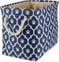 Bone Dry Pet Storage Collection Lattice Paw Print, Nautical Blue, Medium Rectangle