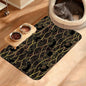 Japanese Cats Feeding Mat,Absorbent Quick-Dry Cat Dog Food and Water Bowl Mats,Non-Slip Rubber Backing Mat,Cat Dog Accessories Supplies 16" x 24"