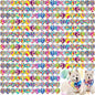 Aliceset 180 Pcs Tie Dye Dog Bandana Bulk Rainbow Bandanas for Dogs Adjustable Washable Pet Triangle Scarf Cute Paisley Kerchief Bibs for Pet Summer Costume Accessories Decorations