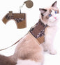 Tactical Kitty Harness and Leash for Walking Escape Proof, Desert Camo, X-Small, Adjustable Cat Walking Jackets, Padded Stylish Cat Vest for Winter